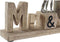 Decoratieve figuren DKD Home Decor Mr & Mrs Ziverachtig Aluminium (51 x 7,5 x 28 cm)