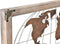 Decoratieve figuren DKD Home Decor Natuurlijk Metaal Koper Pijnboom Wereldkaart (75 x 6 x 46 cm)