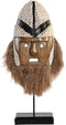 Decoratieve figuren DKD Home Decor Natuurlijk Wit Schelpen Masker (30 x 10 x 60 cm)