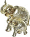 Decoratieve figuren DKD Home Decor Olifant Gouden Hars (17 x 11 x 15 cm)