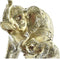 Decoratieve figuren DKD Home Decor Olifant Gouden Hars (17 x 11 x 15 cm)