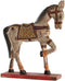 Decoratieve figuren DKD Home Decor Paard Ijzer Mangohout (35 x 10 x 42 cm)