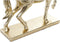 Decoratieve figuren DKD Home Decor Paard Ziverachtig Gouden Hars (34 x 9,5 x 33,5 cm) (2 Stuks)