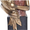 Decoratieve figuren DKD Home Decor Rood Gouden Turkoois Hars Modern (21 x 13 x 36 cm) (2 Stuks)