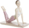 Decoratieve figuren DKD Home Decor Roze Hars Yoga (16 x 6 x 13 cm)