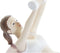Decoratieve figuren DKD Home Decor Roze Hars Yoga (18,5 x 8 x 17,5 cm)