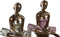Decoratieve figuren DKD Home Decor Roze Wit Balletdanseres 15 x 10 x 19 cm (2 Stuks)