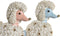 Decoratieve figuren DKD Home Decor Scandi 25 x 8 x 27,5 cm Blauw Roze (2 Stuks)