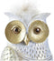 Decoratieve figuren DKD Home Decor Uil Gouden Wit Hars Traditioneel (9 x 9 x 17 cm)