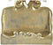 Decoratieve figuren DKD Home Decor Uilen Gouden Wit Hars Traditioneel (10 x 8 x 7 cm)