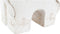 Decoratieve figuren DKD Home Decor Verouderde afwerking Olifant Wit Orientaals Magnesium (42 x 24 x 46 cm)
