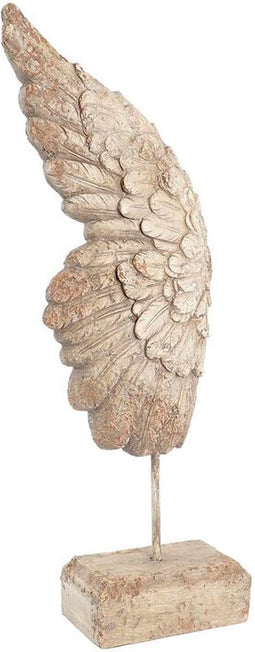 Decoratieve figuren DKD Home Decor Verouderde afwerking Wit Engelenvleugels Magnesium (26 x 11 x 65 cm)