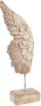 Decoratieve figuren DKD Home Decor Verouderde afwerking Wit Engelenvleugels Magnesium (26 x 11 x 65 cm)