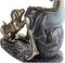 Decoratieve figuren DKD Home Decor Vrouw Blauw Gouden Hars Modern (13 x 8,5 x 17,5 cm)