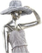 Decoratieve figuren DKD Home Decor Vrouw Ziverachtig Fiets Metaal Hars (27,5 x 9,5 x 34,5 cm)