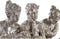 Decoratieve figuren DKD Home Decor Vrouw Ziverachtig Hars Modern (17 x 15 x 26 cm) (3 Stuks)