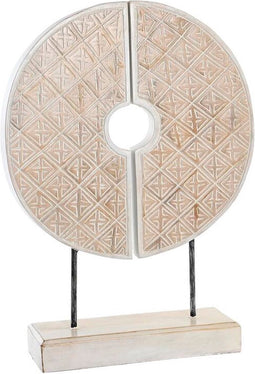 Decoratieve figuren DKD Home Decor Wit Ijzer Cirkels (41 x 12 x 55 cm)