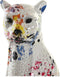 Decoratieve figuren DKD Home Decor Wit Luipaard Hars Multicolour Modern (16 x 8 x 25 cm)