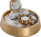 Decoratieve figuren DKD Home Decor Zilverkleurig Gouden Orientaals 16 x 16 x 18 cm (2 Stuks)