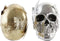 Decoratieve figuren DKD Home Decor Ziverachtig Gouden Hars Schedel (16,5 x 10,5 x 11,5 cm) (2 Stuks)