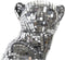 Decoratieve figuren DKD Home Decor Ziverachtig Luipaard Hars (19,5 x 16 x 31,5 cm)