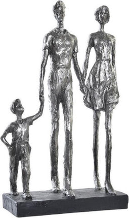 Decoratieve figuren DKD Home Decor Ziverachtig Zwart Hars Modern Familie (26 x 11,5 x 41,5 cm)