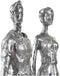 Decoratieve figuren DKD Home Decor Ziverachtig Zwart Hars Modern Familie (26 x 11,5 x 41,5 cm)
