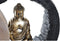 Decoratieve figuren DKD Home Decor Zwart Gouden Boeddha Hars (20,8 x 6 x 18,5 cm) (2 Stuks)