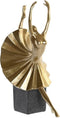 Decoratieve figuren DKD Home Decor Zwart Gouden Hars Modern (20 x 16 x 33,5 cm)