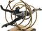 Decoratieve figuren DKD Home Decor Zwart Gouden Metaal Hars Modern (36 x 14 x 29,5 cm)