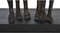 Decoratieve figuren DKD Home Decor Zwart Koper Hars Personen Modern (40 x 10,5 x 34,5 cm)