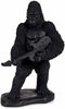 Decoratieve figuren Gorilla Gitaar Zwart 17,5 x 38 x 27 cm (3 Stuks)