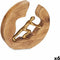 Decoratieve figuren Gouden Metaal 22 x 22 x 4 cm (6 Stuks)