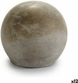 Decoratieve figuren Grijs Cement Klot (10 x 10 x 10 cm) (12 Stuks)