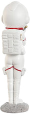 Decoratieve figuren Home ESPRIT Blauw Wit Rood Gouden Vrouw Ruimtevaarder 11 x 7 x 25 cm (2 Stuks)