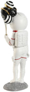 Decoratieve figuren Home ESPRIT Blauw Wit Rood Vrouw Ruimtevaarder 16 x 12 x 41 cm (2 Stuks)