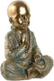 Decoratieve figuren Home ESPRIT Gouden Monnik Orientaals 17 x 13,6 x 21,8 cm