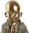 Decoratieve figuren Home ESPRIT Gouden Monnik Orientaals 17 x 13,6 x 21,8 cm