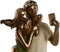 Decoratieve figuren Home ESPRIT Groen Gouden 12 x 8,5 x 25,5 cm