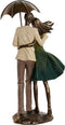 Decoratieve figuren Home ESPRIT Groen Gouden Koppel 12,5 x 8 x 25,5 cm