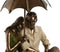 Decoratieve figuren Home ESPRIT Groen Gouden Koppel 15 x 11,5 x 12 cm