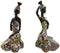 Decoratieve figuren Home ESPRIT Multicolour Afrikaanse 9 x 7 x 16,5 cm (2 Stuks)
