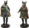 Decoratieve figuren Home ESPRIT Multicolour Dier 20 x 15 x 42 cm (2 Stuks)