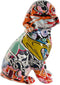 Decoratieve figuren Home ESPRIT Multicolour Hond 13,5 x 9,5 x 19,5 cm
