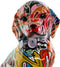 Decoratieve figuren Home ESPRIT Multicolour Hond 13,5 x 9,5 x 19,5 cm