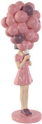 Decoratieve figuren Home ESPRIT Roze Mauve chica 11 x 11,7 x 32 cm