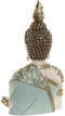 Decoratieve figuren Home ESPRIT Turkoois Gouden Boeddha Orientaals 12 x 12 x 22 cm