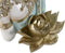 Decoratieve figuren Home ESPRIT Turkoois Gouden Boeddha Orientaals 12 x 12 x 22 cm