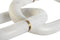 Decoratieve figuren Home ESPRIT Wit Gouden Ketting 13 x 13 x 28 cm