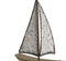 Decoratieve figuren Home ESPRIT Wit Natuurlijk Kaarsenmaker Verouderde afwerking 35,3 x 8 x 46,5 cm